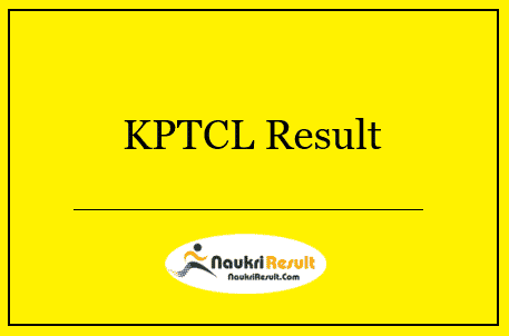 KPTCL AE JE JA Result 2022 | Cut Off Marks, Merit List