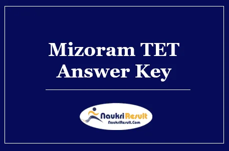 Mizoram TET Answer Key