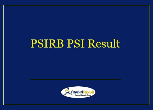 PSIRB PSI Result