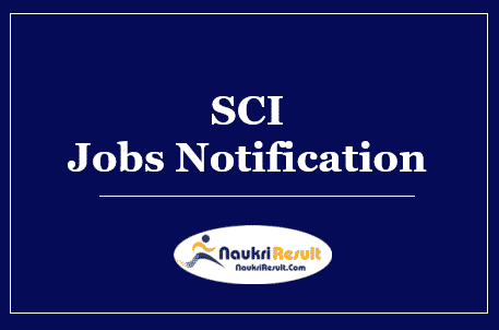 SCI Assistant Manager Jobs Notification 2022 | Eligibility, Salary, Apply now