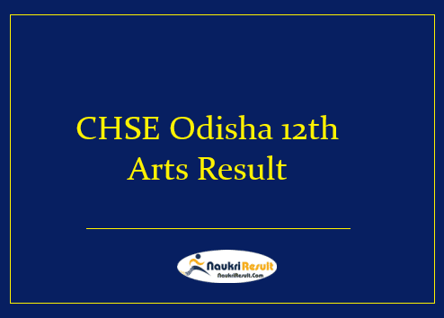 CHSE Odisha 12th Arts Result 