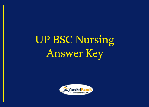 UP BSC Nursing Answer Key