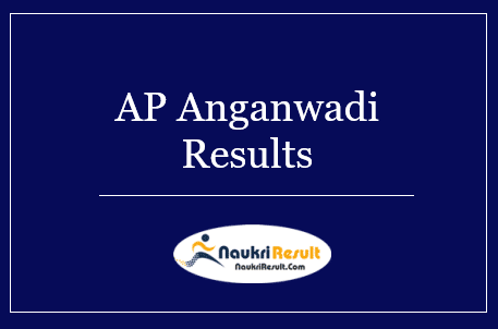 AP Anganwadi Supervisor Result 2022 | WDCW EO Merit List