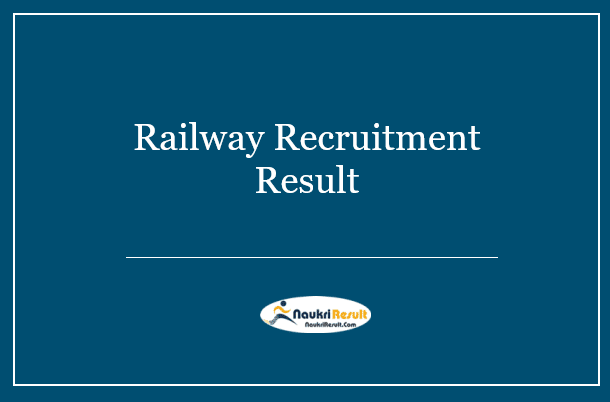Railway RRC ER 3115 Apprentice Merit List