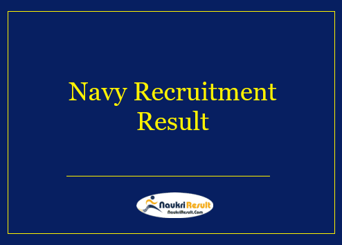Navy SSC Officer Result
