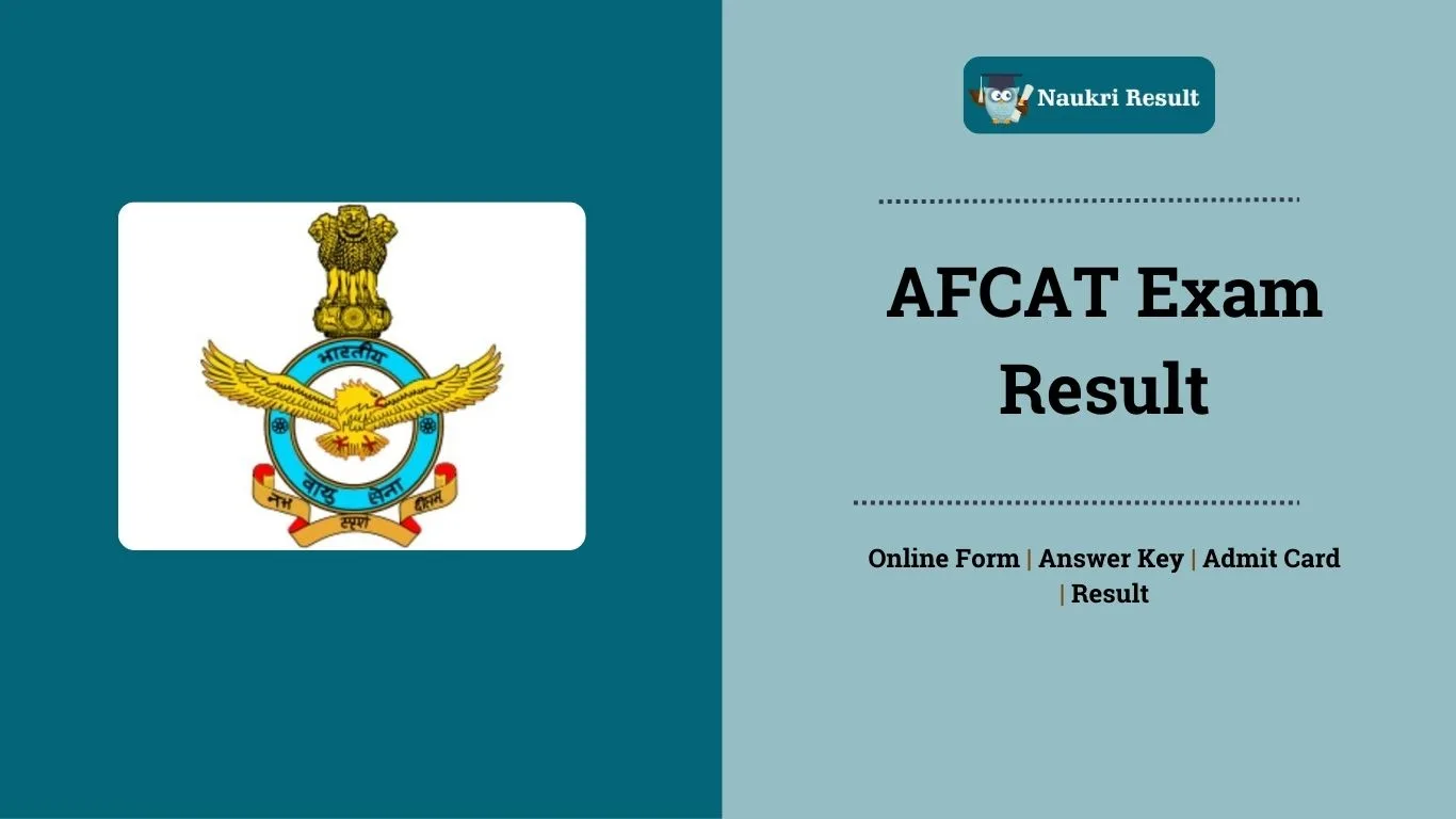 AFCAT 2 Result AFCAT 2 Result