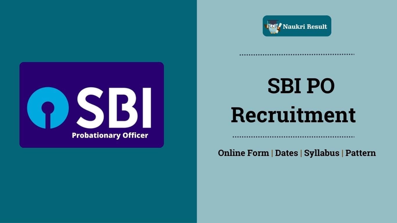 SBI PO Notification 2024