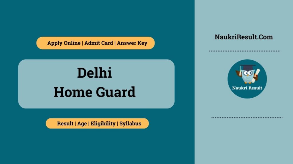 Delhi Home Guard Admit Card