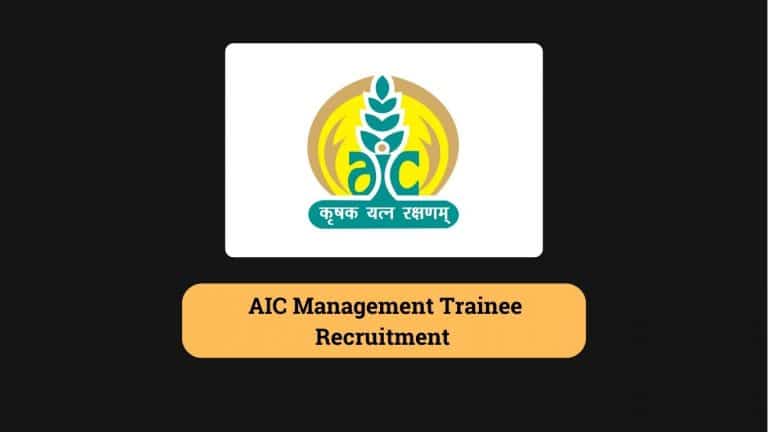 AIC Management Trainee Recruitment 2025